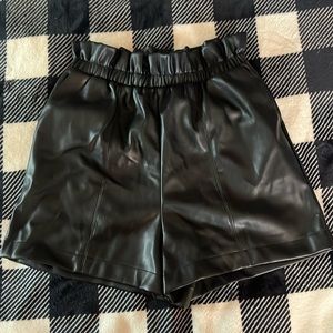 Brand new leather shorts